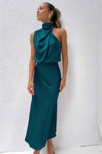 Louisa™ - Halter Neck Maxi Dress