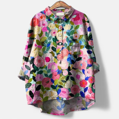 Isadora™ - Trendy Blouse with Art Print