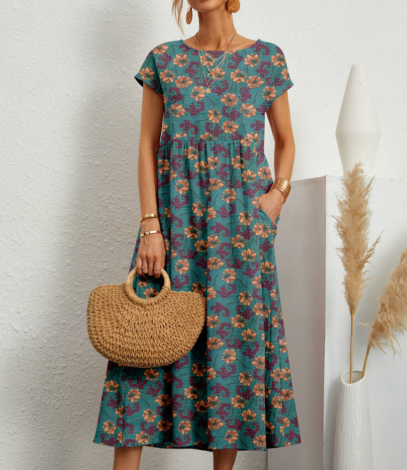 Natalia™ - Elegant floral dress