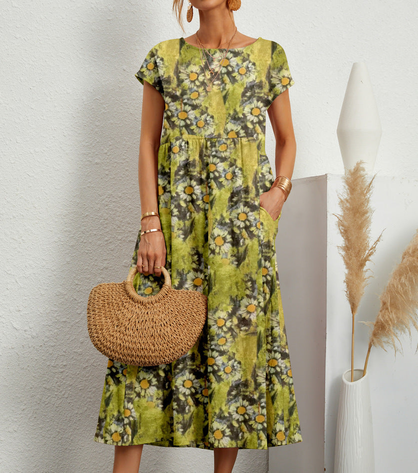 Natalia™ - Elegant floral dress