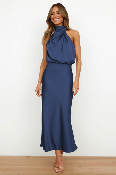 Louisa™ - Halter Neck Maxi Dress