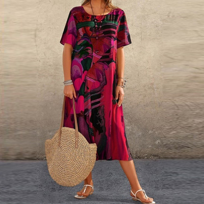 Jodie™ - Elegant Floral Printed Dress