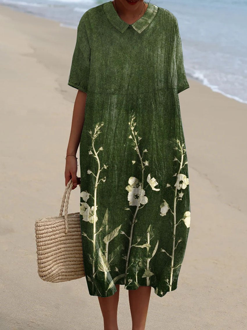 Margaret™ - Elegant Floral Maxi Dress