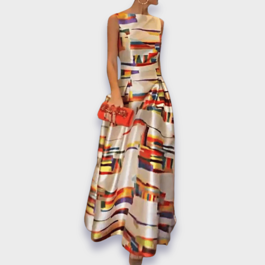 Mira™ - Artisan-Made Long Dress Crafted from Luxurious Fabric