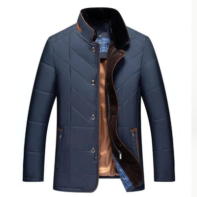 Oliver™ - Cotton-Padded Coat with Stand-Up Collar