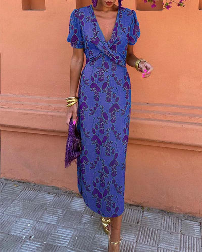 Nova™ - Midi Dress with Half Sleeves