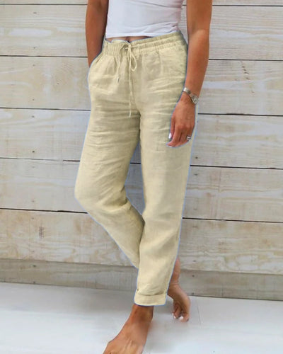 Victoria™ - Casual Elastic Waist Summer Trousers