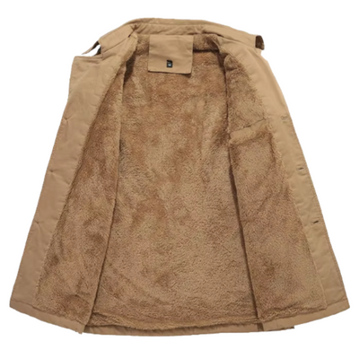 Elegant Padded Trench Coat
