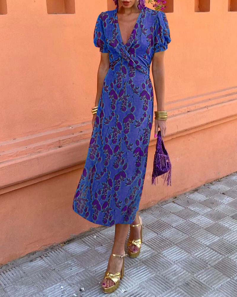 Nova™ - Midi Dress with Half Sleeves