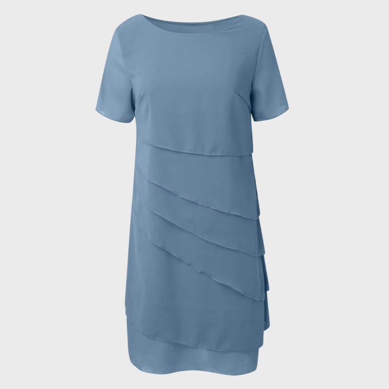Esmeralda™ - Pleated Chiffon Dress
