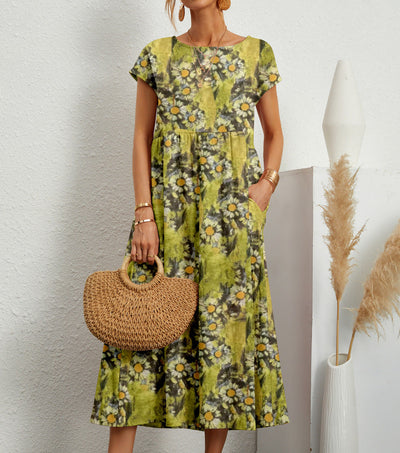 Natalia™ - Elegant floral dress