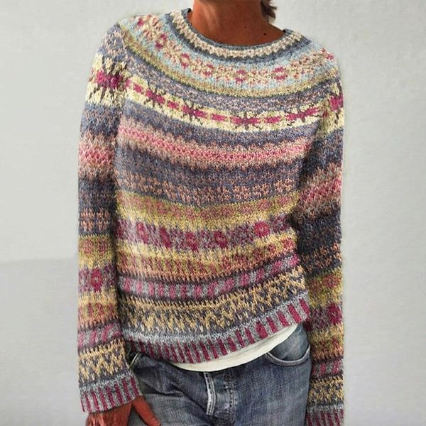 Florence™ - Cozy Retro Knit Jumper
