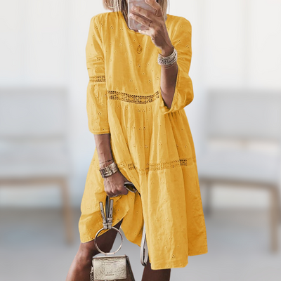 MARGARET™ - Elegant  Embroidered Summer Dress
