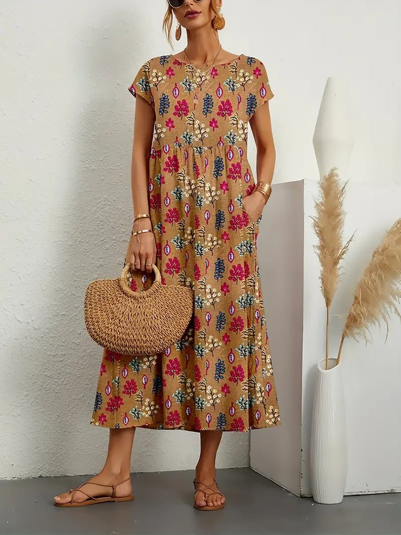 Natalia™ - Elegant floral dress