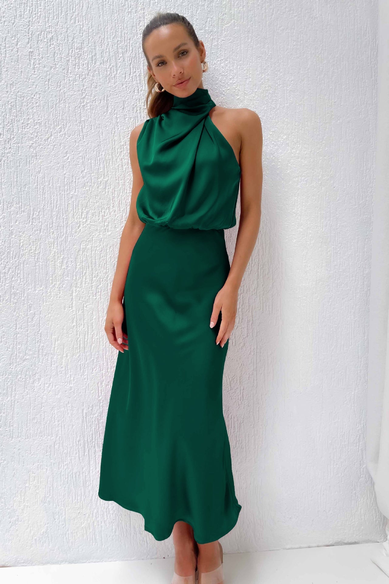 Louisa™ - Halter Neck Maxi Dress