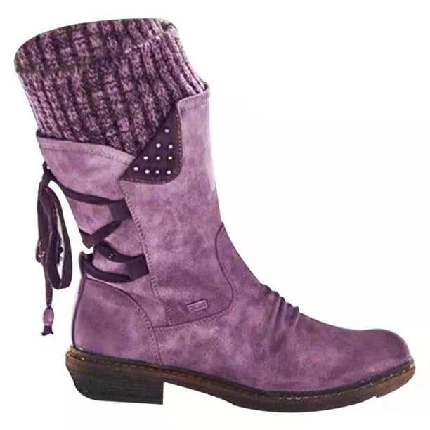 Catherine™ - Premium Waterproof Boots with Mid-Calf Zipper