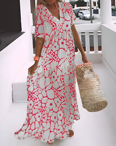 Helena™ - Printed Maxi Dress