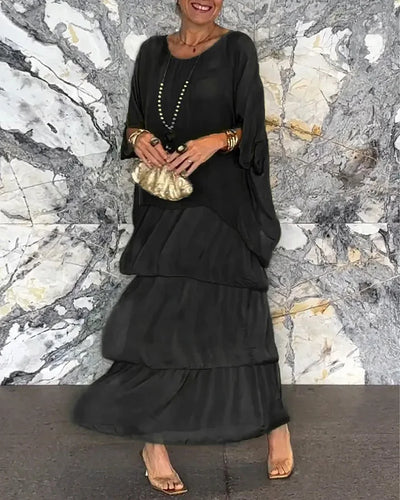 Abigail™ - Elegant Ruffled Dress