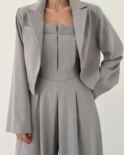 Eclat™ – Elegant Bustier & Jacket Set