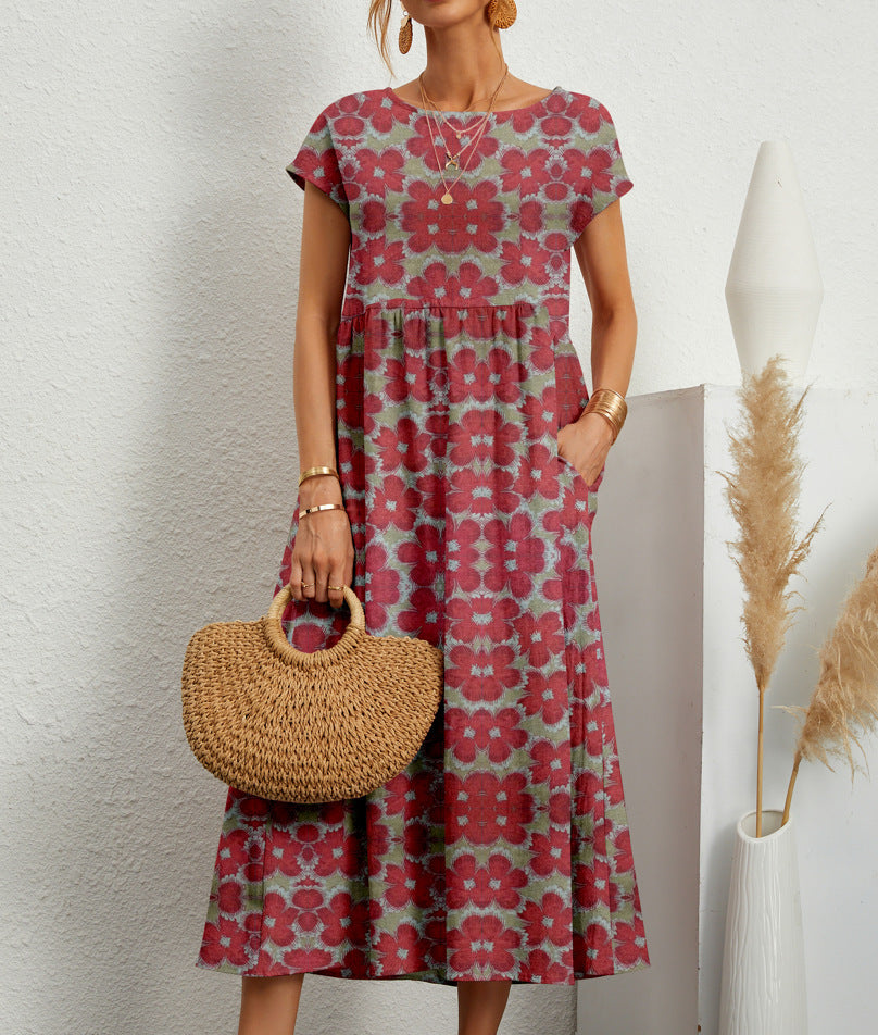 Natalia™ - Elegant floral dress