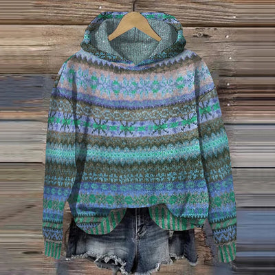 Susan™ - Cozy Retro Knit Hoodie