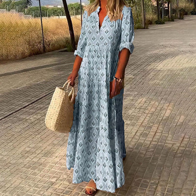 Charlotte™ - Long Sleeves Boho Dress