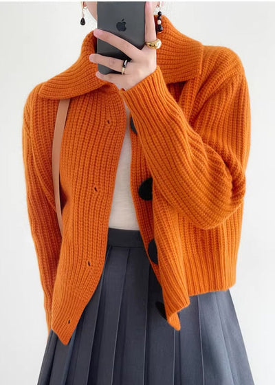 Mary™ - Modern Collar Button Down Cardigan