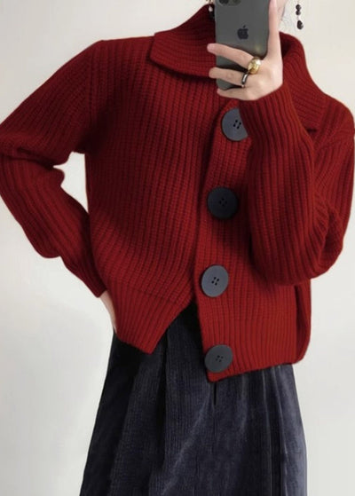 Mary™ - Modern Collar Button Down Cardigan