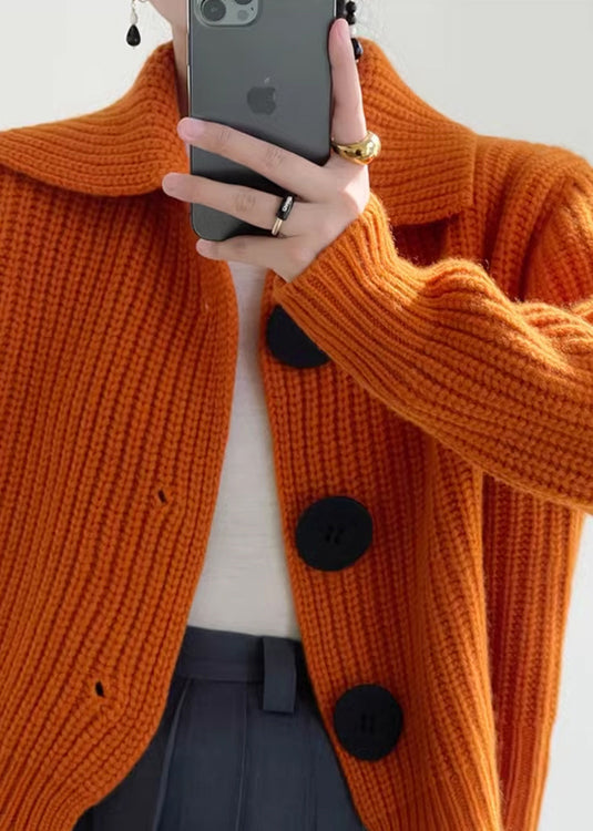 Mary™ - Modern Collar Button Down Cardigan