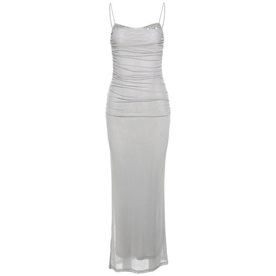 Marissa™ - Elegant Lace and Mesh Dress