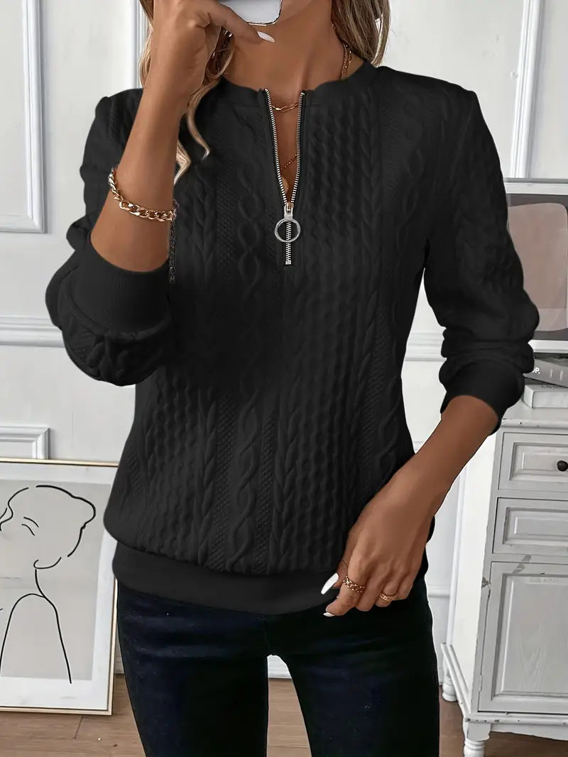 Isabelle™ - Elegant Zipper Jumper