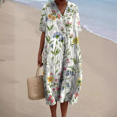 Margaret™ - Elegant Floral Maxi Dress