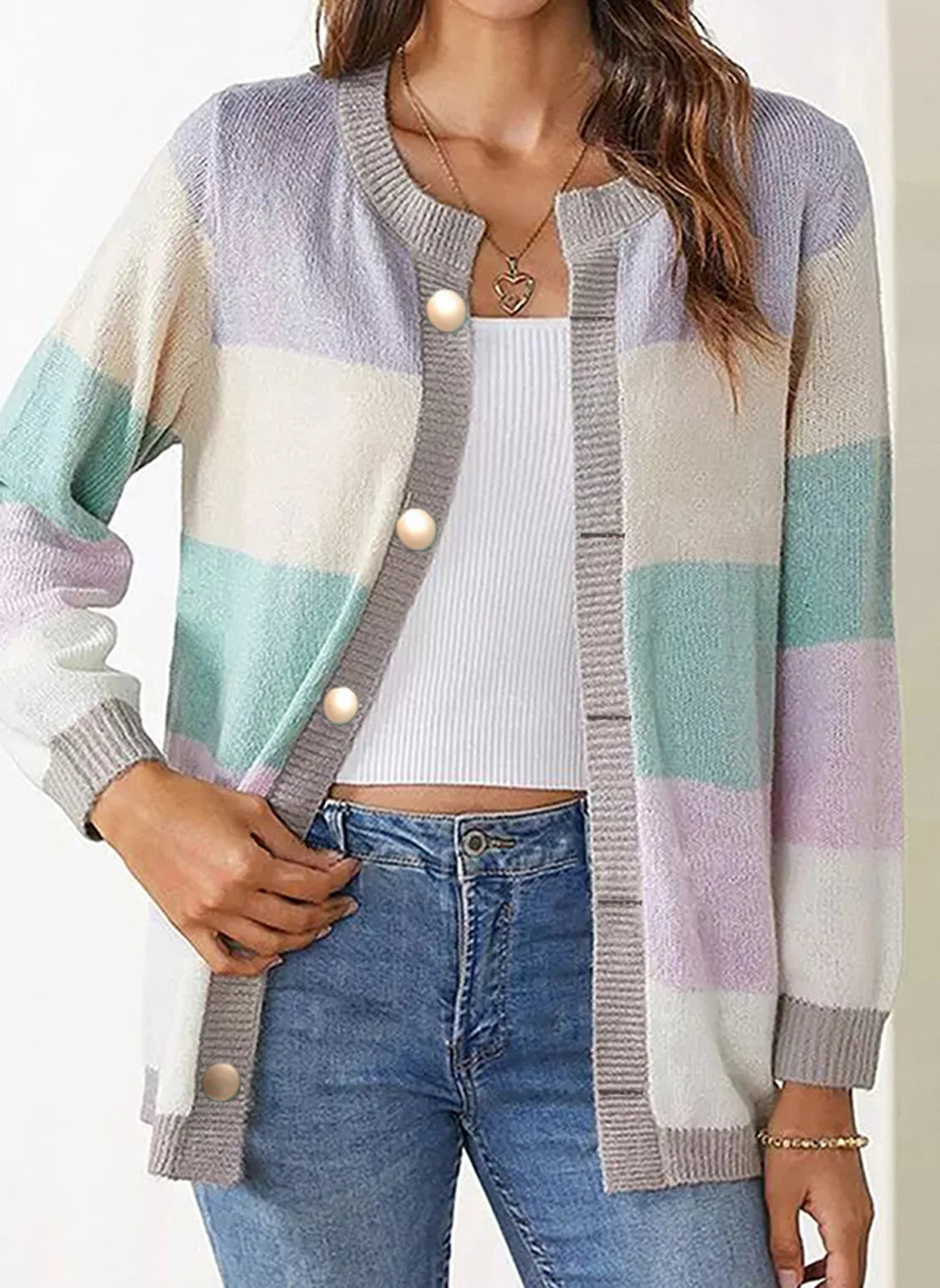 Liz™ - Sophisticated, Colourful & Cozy Cardigan