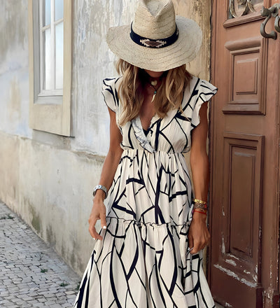 Lexi™ - Chic Floral Print Dress