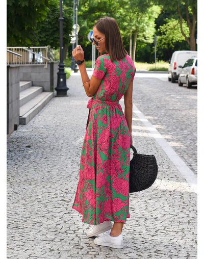 Rebecca™ - Vibrant Wrap Dress