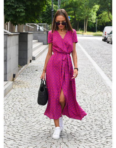 Rebecca™ - Vibrant Wrap Dress