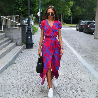 Rebecca™ - Vibrant Wrap Dress