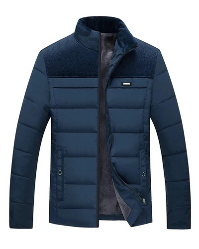 Elegant Padded Windbreaker Jacket