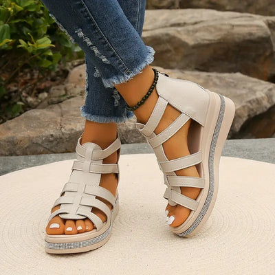 Sienna™ - Elegant Wedge Sandals