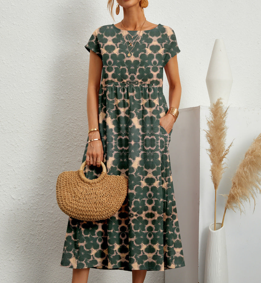 Natalia™ - Elegant floral dress