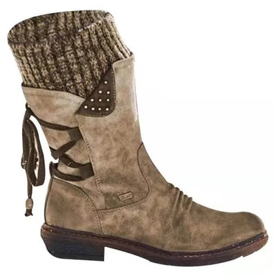 Catherine™ - Premium Waterproof Boots with Mid-Calf Zipper