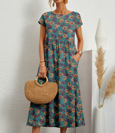 Natalia™ - Elegant floral dress