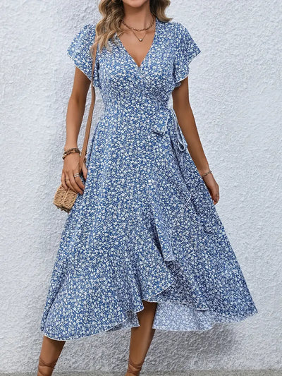 Melva™ - Elegant Floral Print Dress