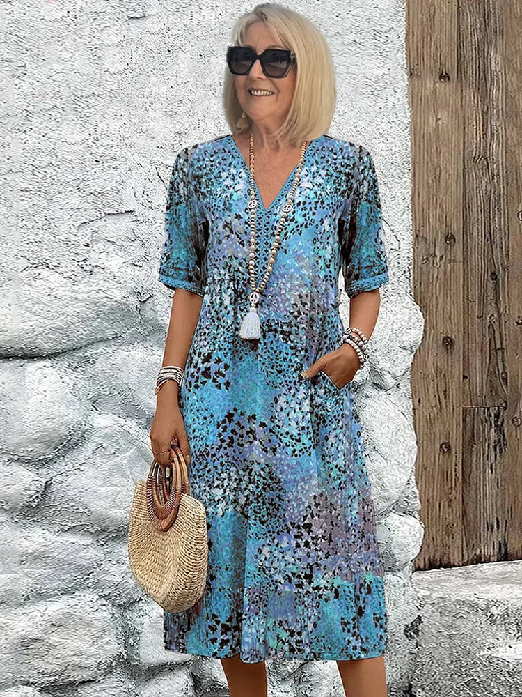 Layla™ - Vibrant Floral Dress
