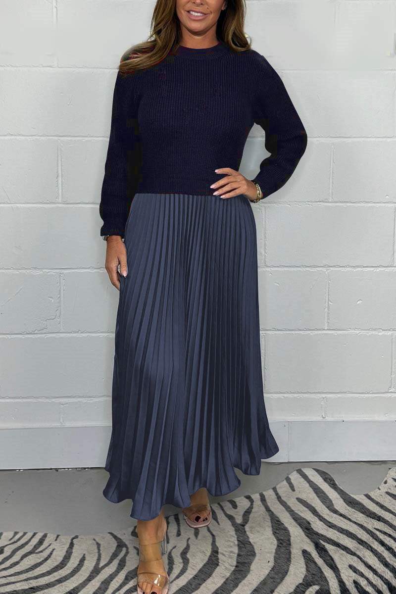 Rachel™ - Jersey Jumpsuit with Pleated Skirt