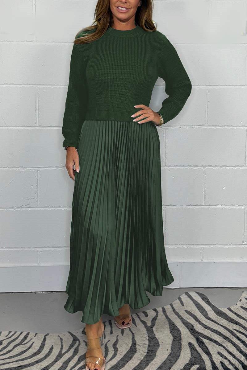 Rachel™ - Jersey Jumpsuit with Pleated Skirt