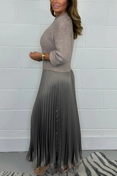 Rachel™ - Jersey Jumpsuit with Pleated Skirt