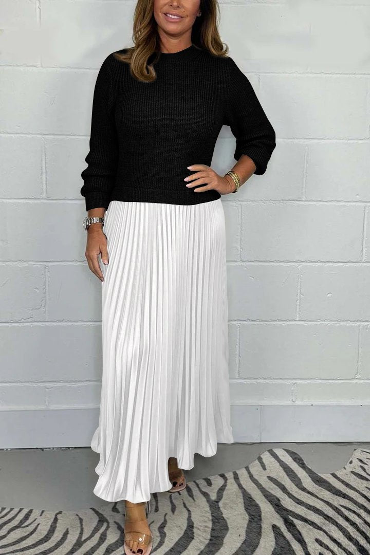 Rachel™ - Jersey Jumpsuit with Pleated Skirt
