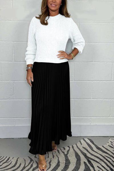 Rachel™ - Jersey Jumpsuit with Pleated Skirt