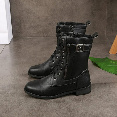 Charlotte™ - Orthopedic Round Toe Side Zip Boots